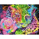 Neon Rainbow Leopard