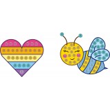 BIG DOTZ® Stickers Pack 2 Love BUZZ