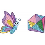 BIG DOTZ® Stickers Pack 4 Butterfly Sparkle