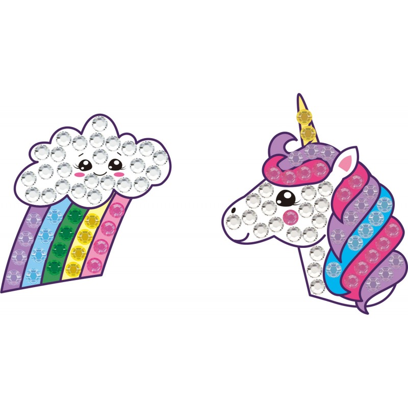 BIG DOTZ® Stickers Pack 6 Rainbow Unicorn