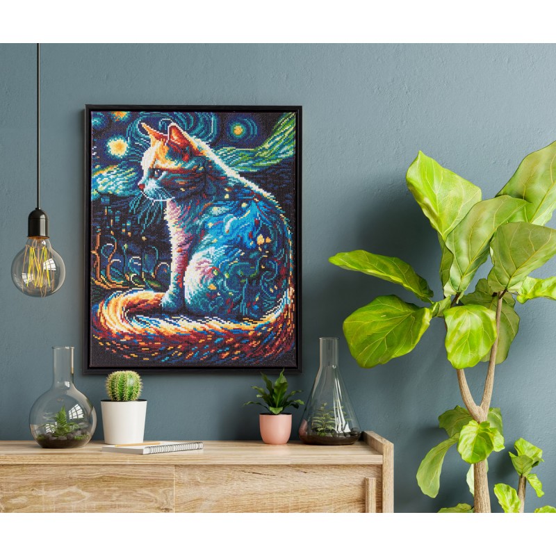 Starry Night Cat