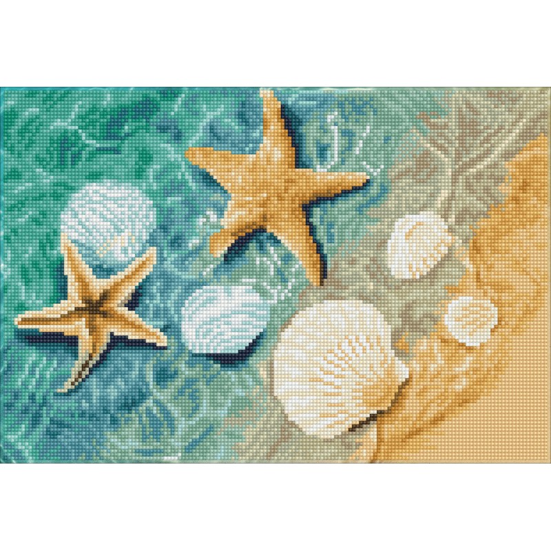 Make Market Coastal Diamond Art Kit - 8.5 x 11 in