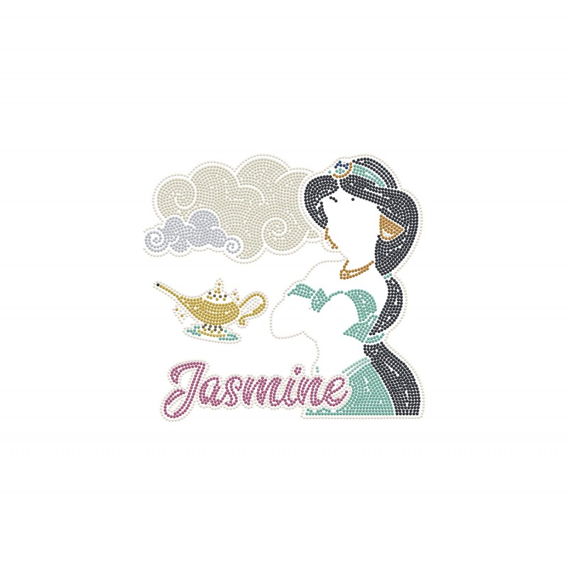 Disney Princess Jasmine Sticker Collage Dotz Box