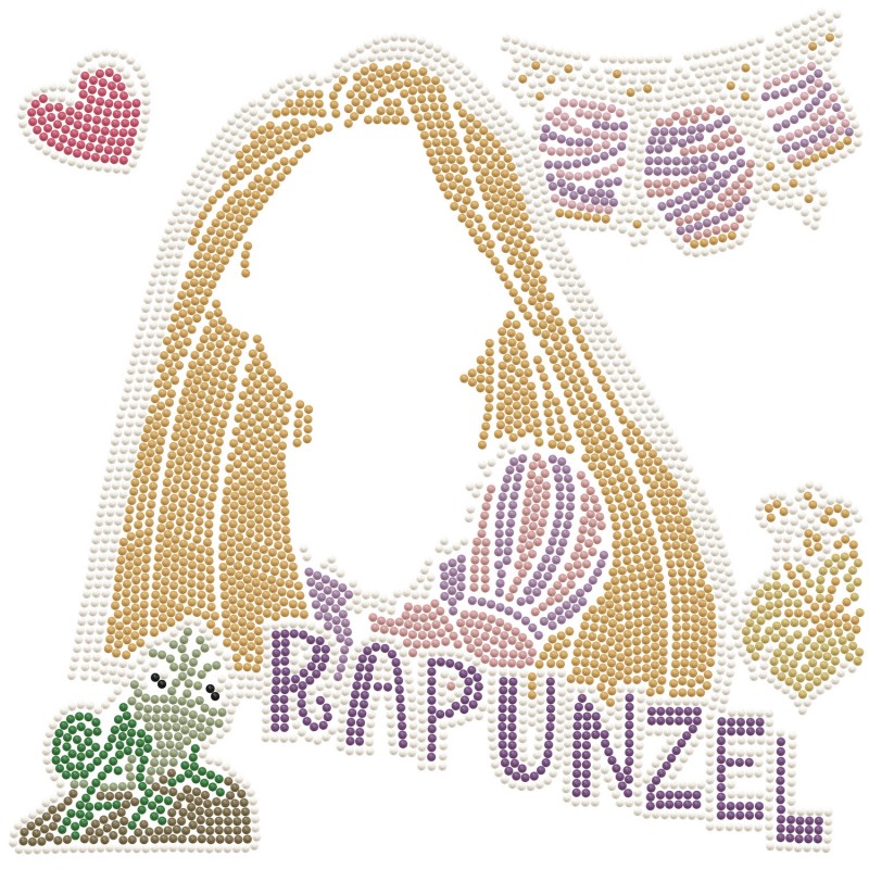 Disney Princess Rapunzel Sticker Collage Dotz Box