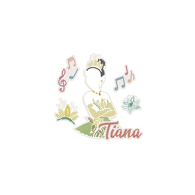 Disney Princess Tiana Sticker Collage Dotz Box