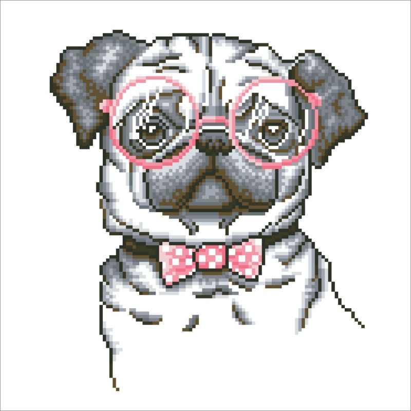 Hug A Pug with Frame