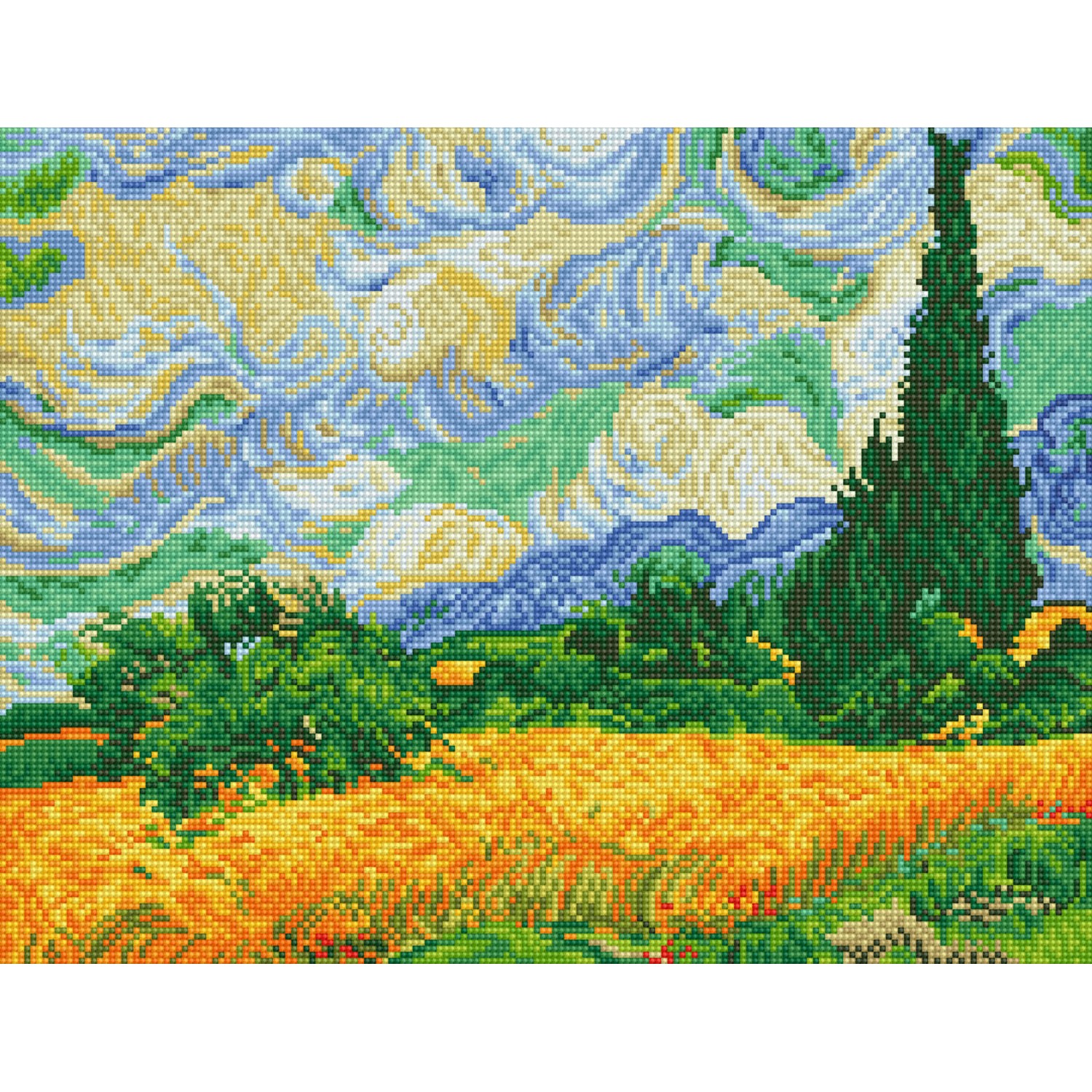 Diamond Dotz 19 x 23 Starry Night Van Gogh Embroidery Facet Art