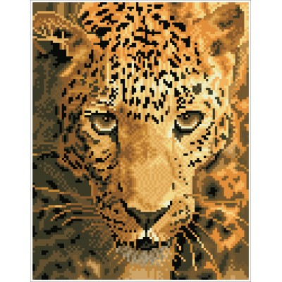 Diamond Dotz Pre-Framed Square Diamond Art Kit 16.54 inchx22.44 inch-Autumn Wolf