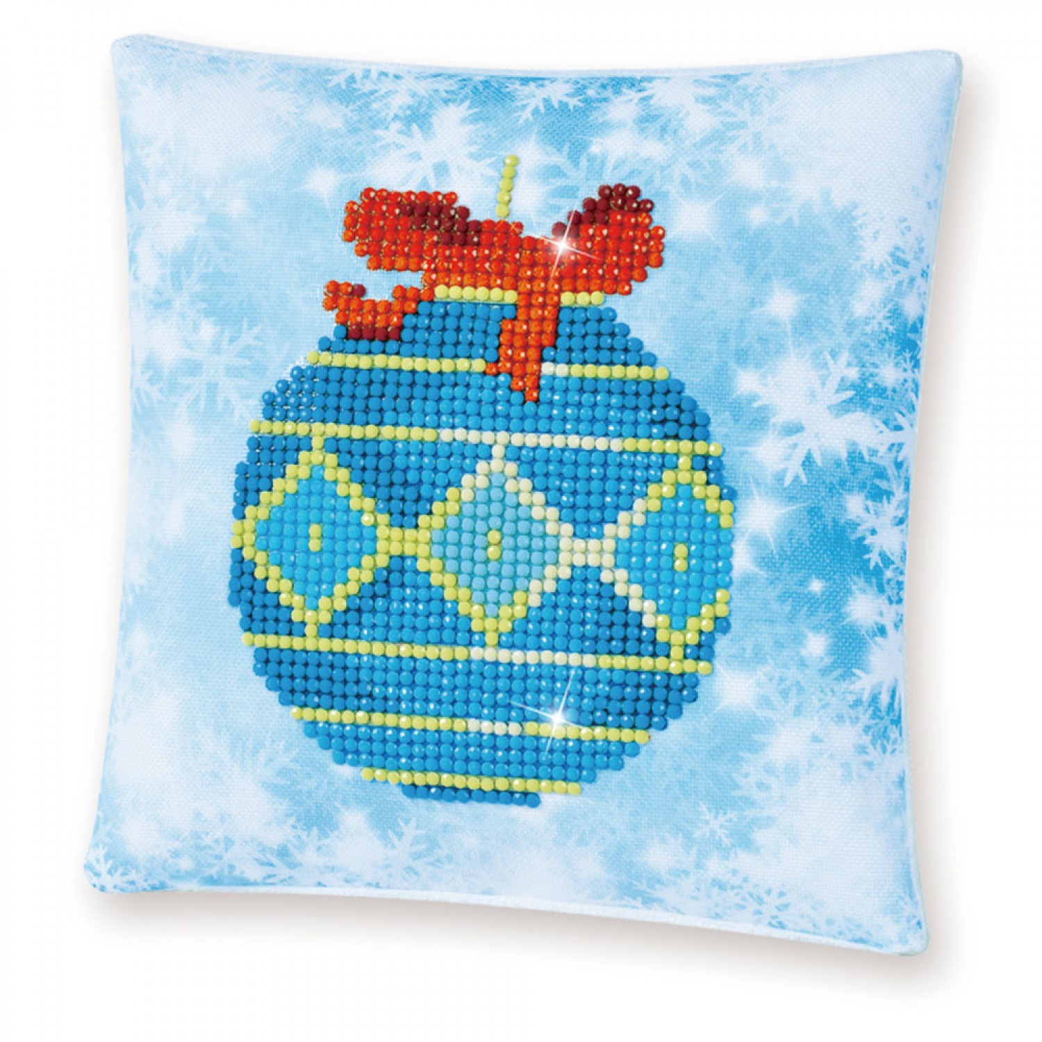 Diamond Dotz Kit Mini Pillow Bauble Red