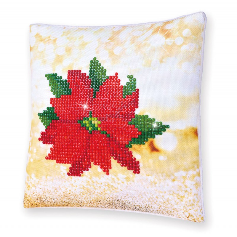 Pointsettia Pillow