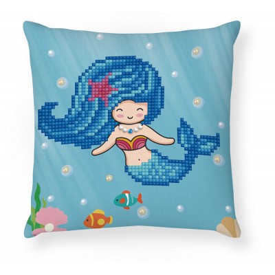 Pearl Swimmer Mini Pillow