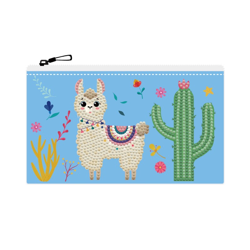 Llama Party Zipper Pouch