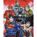 Six Stacked Superheroes Diamond Painting Kit