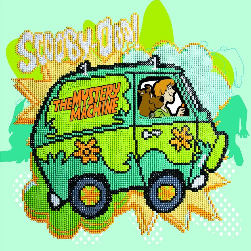 The Mystery Machine Diamond Painting Kit - 12.6 x 12.6 in