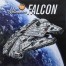 Millennium Falcon Diamond Painting Kit