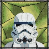 Stormtrooper Stained Glass