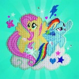 Fluttershy & Rainbow Dash Diamond Painting Kit