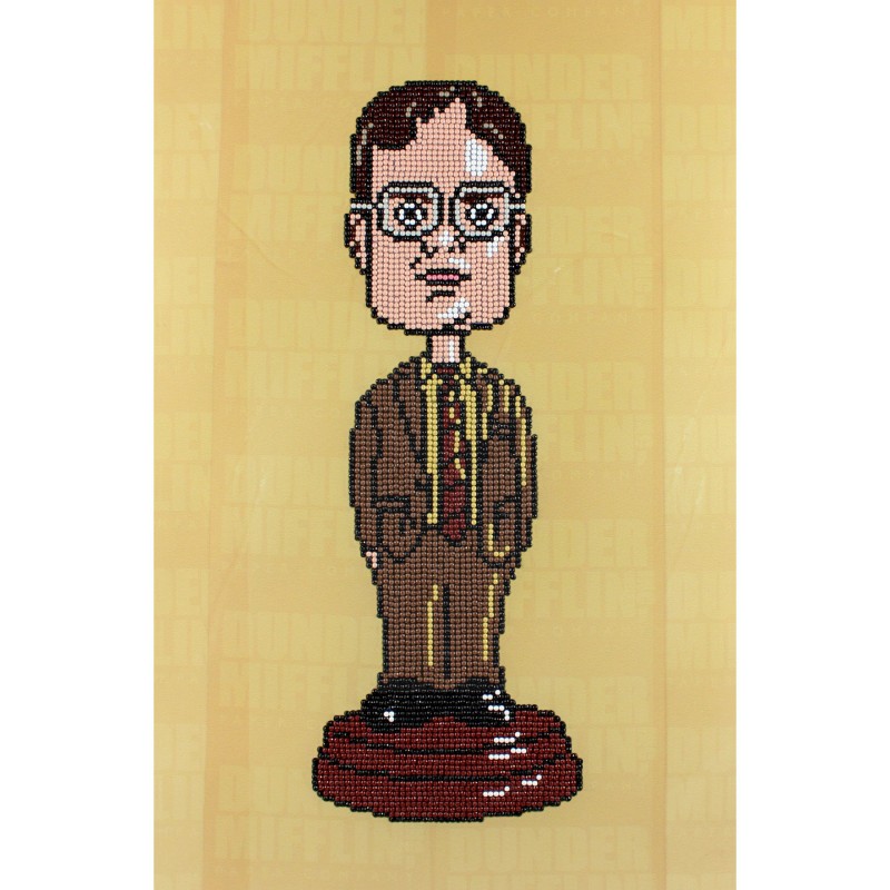 Dwight Bobblehead Diamond Painting Kit