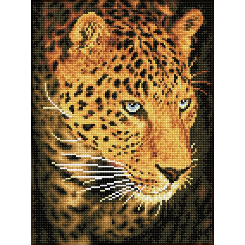 Reflection Leopard Diamond Painting - Full Square/Round 5D Diamonds, Animal  Diamond Art