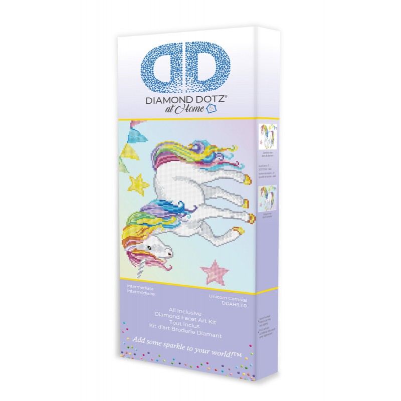 Diamond Dotz Diamond Art Kit 16.14X20.08-Mystic Unicorn