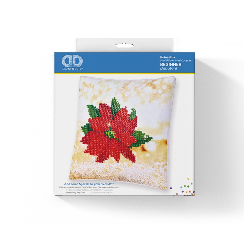 Pointsettia Pillow