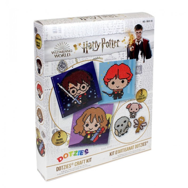 Harry Potter Stained Glass Diamond Art Painting Kit, From Diamond Dotz NEW,  Please See Item Description and Pictures for More Information -  UK