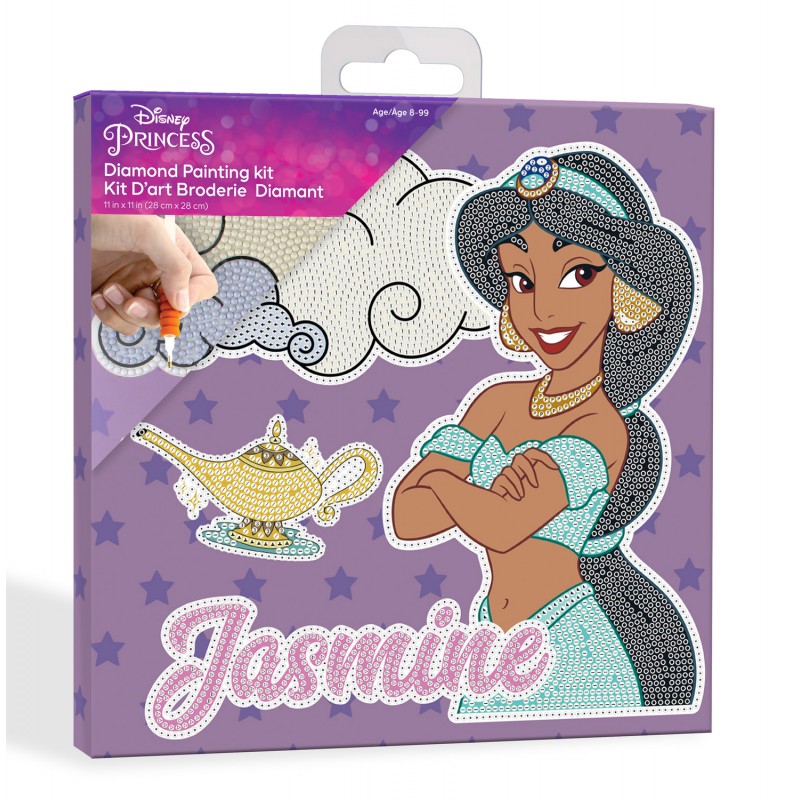 Disney Princess Jasmine Sticker Collage Dotz Box